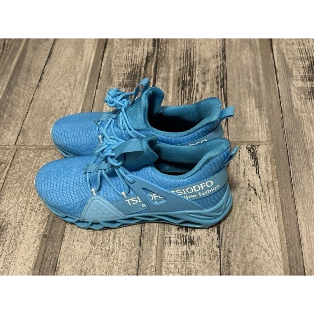 TSIODFO Women’s Sneakers Athletic Running Walking Shoes Neon Turquoise US Size 8